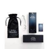 Fifty Shades of Grey - Drive Me Crazy Glass Massage Wand (Clear) FSG1094 CherryAffairs