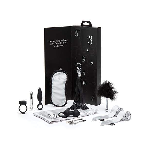 Fifty Shades of Grey - Fifty Shades Freed Pleasure Overload 10 Days of Play Couple's Gift Set (Grey) FSG1121 CherryAffairs