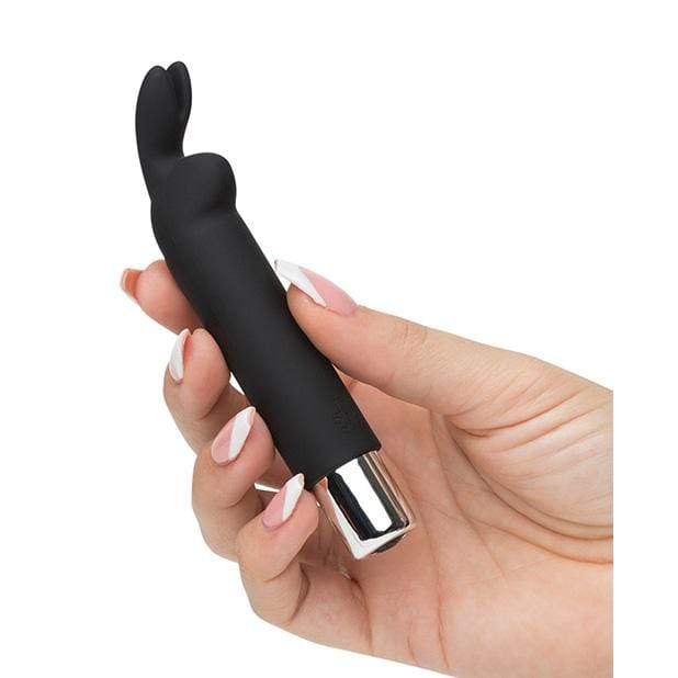 Fifty Shades of Grey - Greedy Girl Rechargeable Bullet Rabbit Vibrator (Black) FSG1107 CherryAffairs