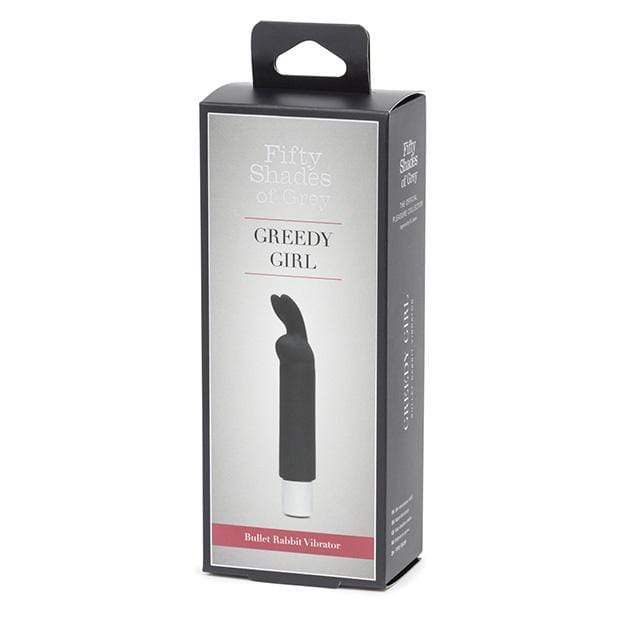 Fifty Shades of Grey - Greedy Girl Rechargeable Bullet Rabbit Vibrator (Black) FSG1107 CherryAffairs
