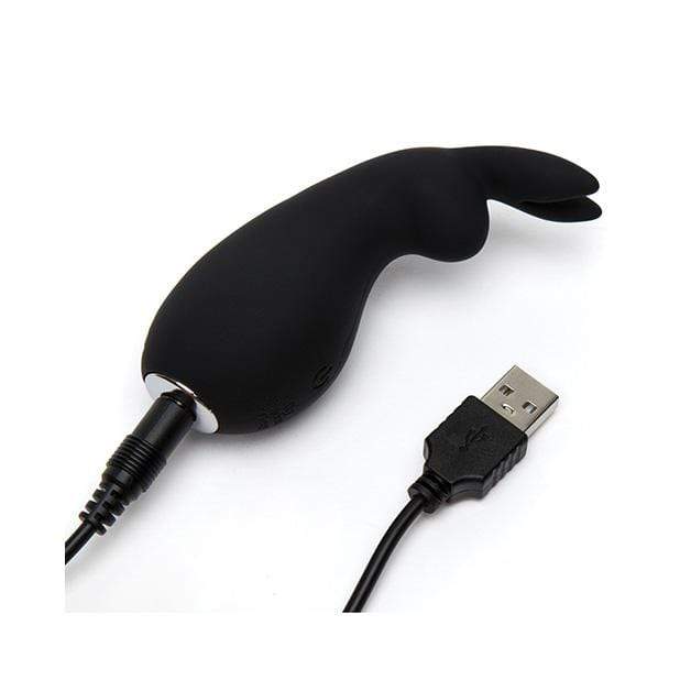 Fifty Shades of Grey - Greedy Girl Rechargeable Clitoral Rabbit Vibrator (Black) FSG1106 CherryAffairs