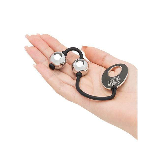 Fifty Shades of Grey - Inner Goddess Mini Silver Pleasure Kegel Balls 85 g (Silver) FSG1103 CherryAffairs