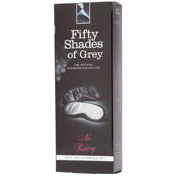 Fifty Shades of Grey - No Peeking Soft Blindfold Set Twin Pack (Multi Colour) FSG1097 CherryAffairs