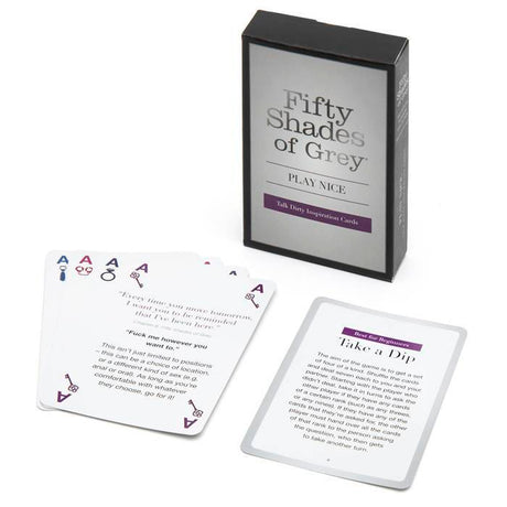 Fifty Shades of Grey - Play Nice Talk Dirty Inspiration Card Game FSG1155 CherryAffairs