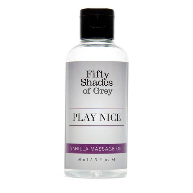 Fifty Shades of Grey - Play Nice Vanilla Massage Oil FSG1156 CherryAffairs