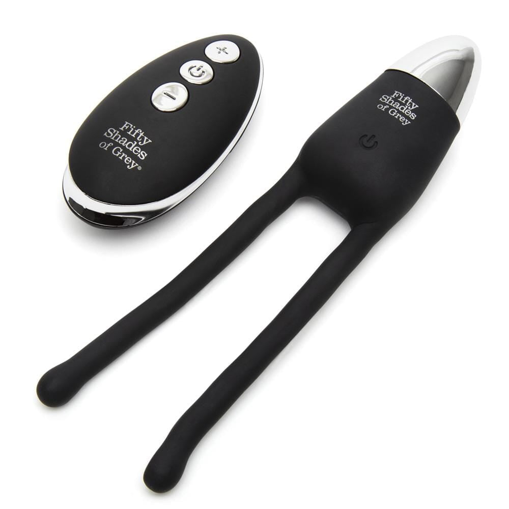 Fifty Shades of Grey - Relentless Vibrations Remote Control Couple's Vibrator (Black) FSG1141 CherryAffairs
