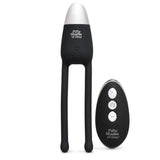 Fifty Shades of Grey - Relentless Vibrations Remote Control Couple's Vibrator (Black) FSG1141 CherryAffairs