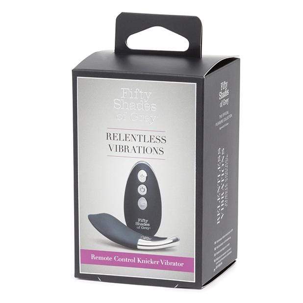 Fifty Shades of Grey - Relentless Vibrations Remote Control Panty Vibrator (Black) FSG1113 CherryAffairs
