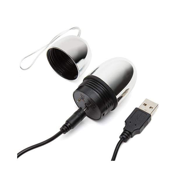 Fifty Shades of Grey - Relentless Vibrations Remote Control Pleasure Egg (Silver) FSG1111 CherryAffairs