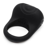 Fifty Shades of Grey - Sensation Rechargeable Vibrating Love Ring (Black) FSG1167 CherryAffairs