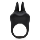 Fifty Shades of Grey - Sensation Rechargeable Vibrating Rabbit Love Ring (Black) FSG1168 CherryAffairs