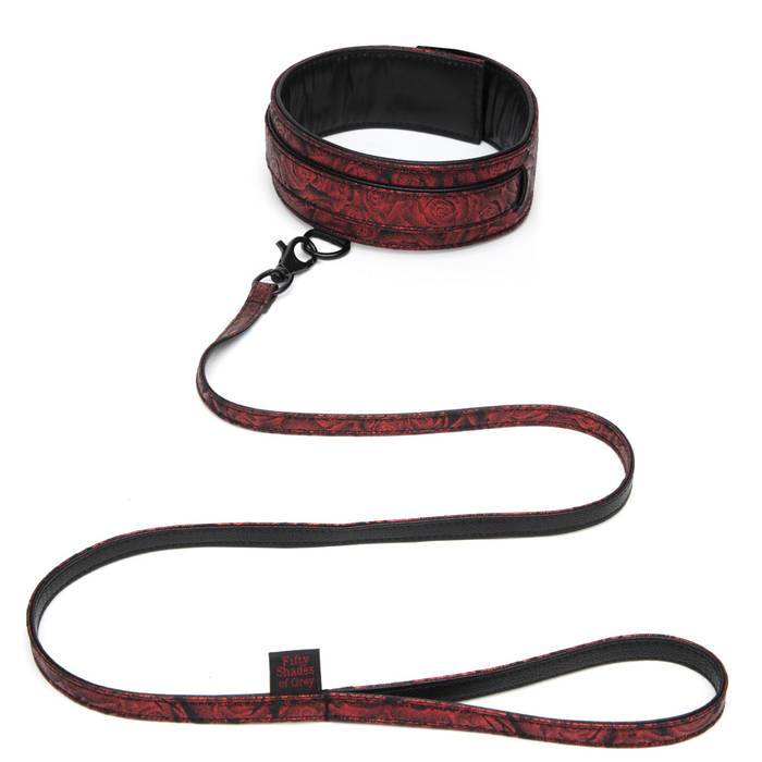 Fifty Shades of Grey - Sweet Anticipation Collar and Lead BDSM (Red) FSG1172 CherryAffairs