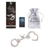 Fifty Shades of Grey - You Are Mine Metal Handcuffs (Silver) FSG1122 CherryAffairs