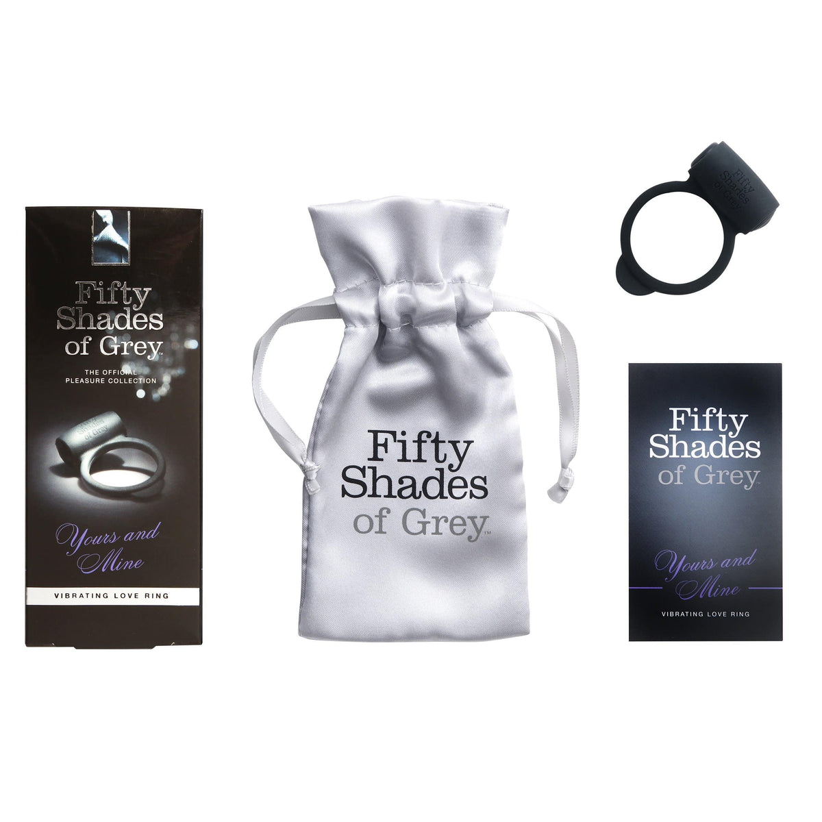 Fifty Shades of Grey - Yours and Mine Vibrating Cock Ring FSG1018 CherryAffairs