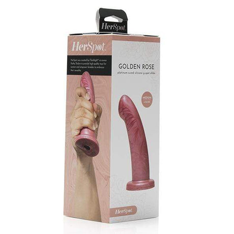 Fleshlight - Her Spot Platinum Cured Silicone G Spot Dildo FL1264 CherryAffairs