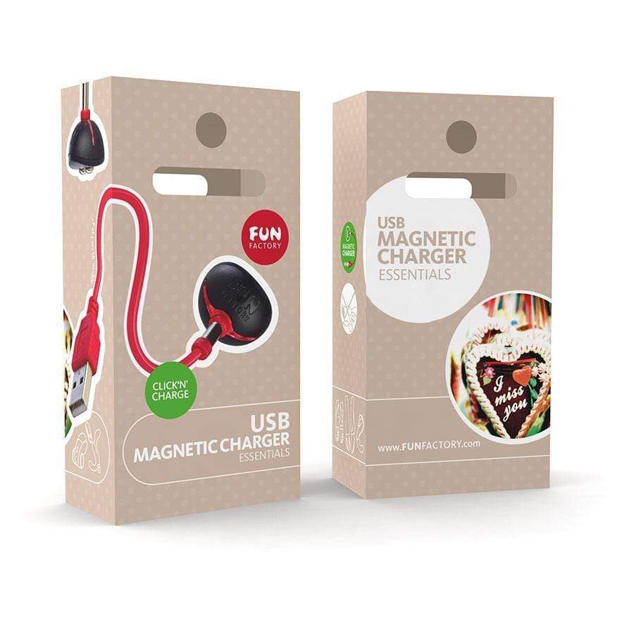 Fun Factory - Essentials USB Magnetic Charger (Red) FF1126 CherryAffairs
