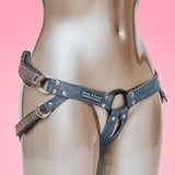 Fun Factory - Strap and Bound Denim Strap On Harness (Jeans Blue) FF1166 CherryAffairs