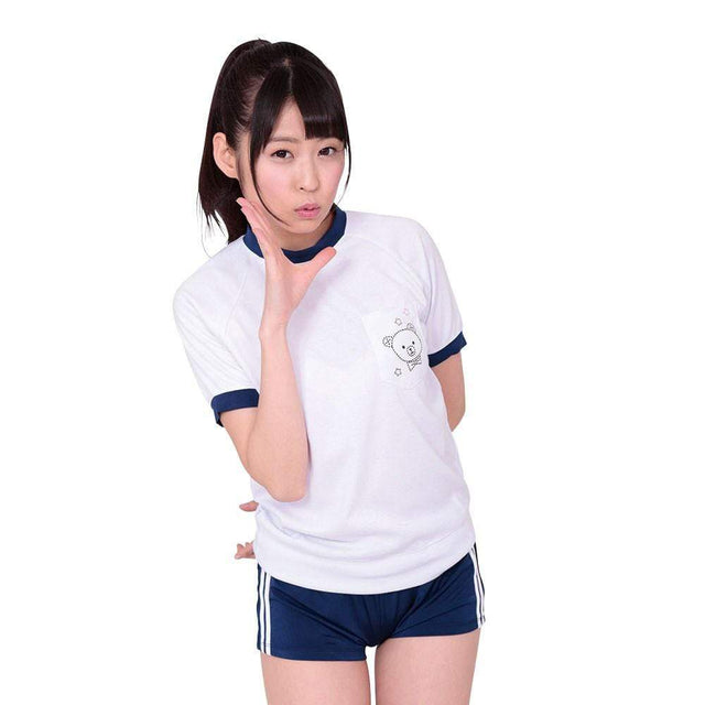 Garaku - Imadoki Exercise Gym Attire (White)    Costumes