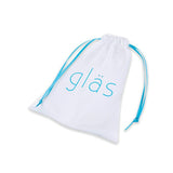 Glas - Galileo Hand Blown Glass Butt Plug 3.5" (Black/Clear)    Glass Anal Plug (Non Vibration)