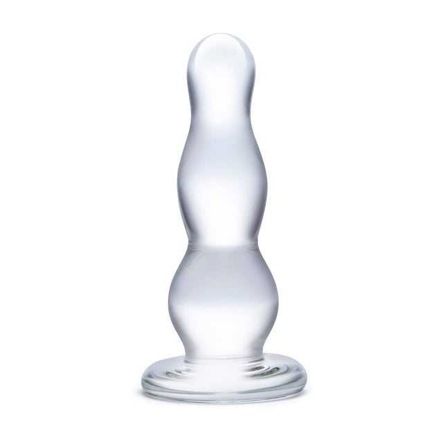 Glas - Glass Butt Plug 4" (Clear) GL1007 CherryAffairs