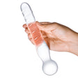 Glas - Joystick Clear Glass Dildo 8" (Clear) - CherryAffairs.sg