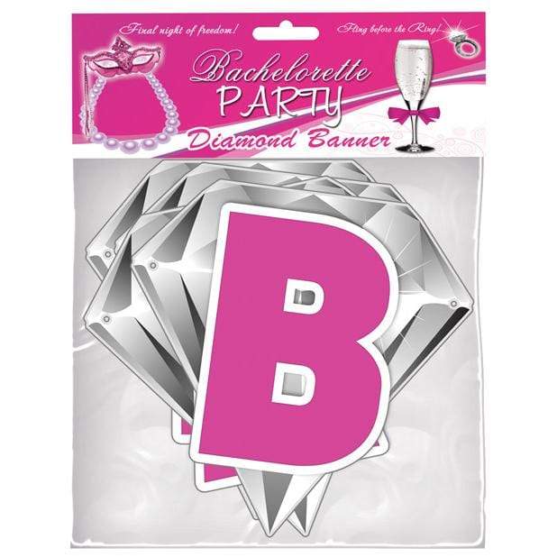 Hott Products -Bachelorette Party Diamond Banner (Pink) OT1096 CherryAffairs