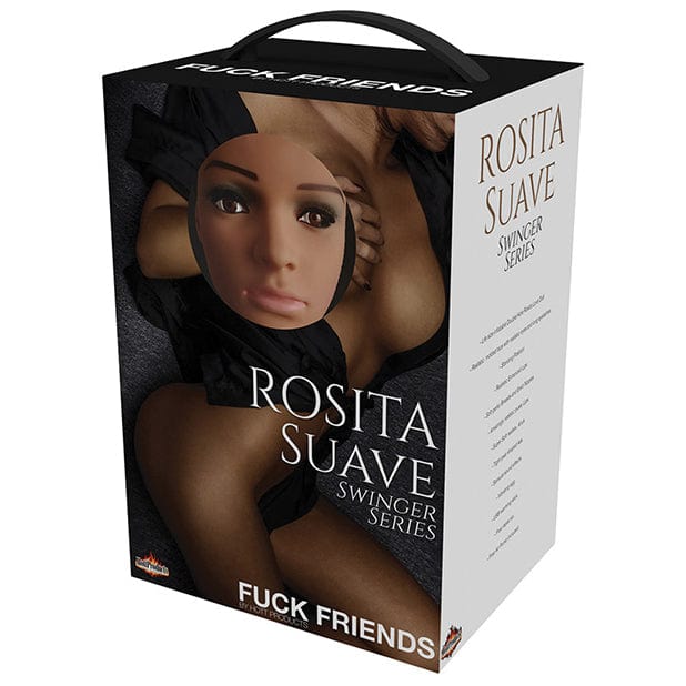 Hott Products - F*ck Friends Rosita Suave Swinger Series Inflatable Love Doll (Brown)    Doll