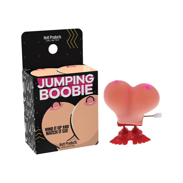 Hott Products - Wind Up Jumping Boobie Cute Gift (Beige)    Party Novelties