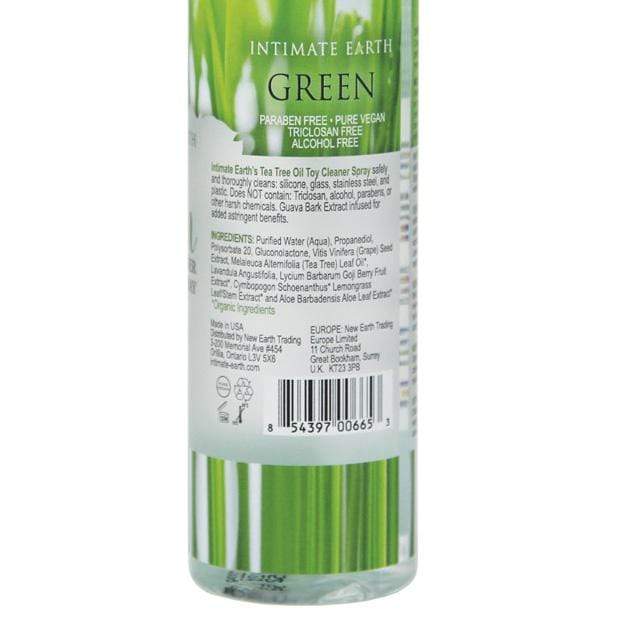 Intimate Earth - Green Tea Tree Oil Toy Cleaner Spray 4.2 oz IE1034 CherryAffairs