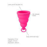 Intimina - Lily Cup One The Perfect Starter Menstrual Cup (Pink) INT1006 CherryAffairs