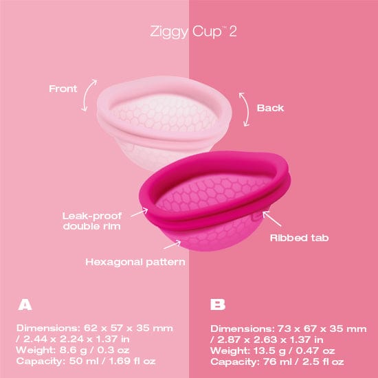 Intimina - Ziggy Cup 2 Menstrual Disc Cup CherryAffairs