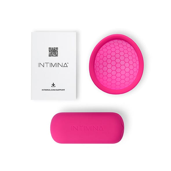 Intimina - Ziggy Cup Flat Fit Menstrual Cup (Pink) INT1007 CherryAffairs