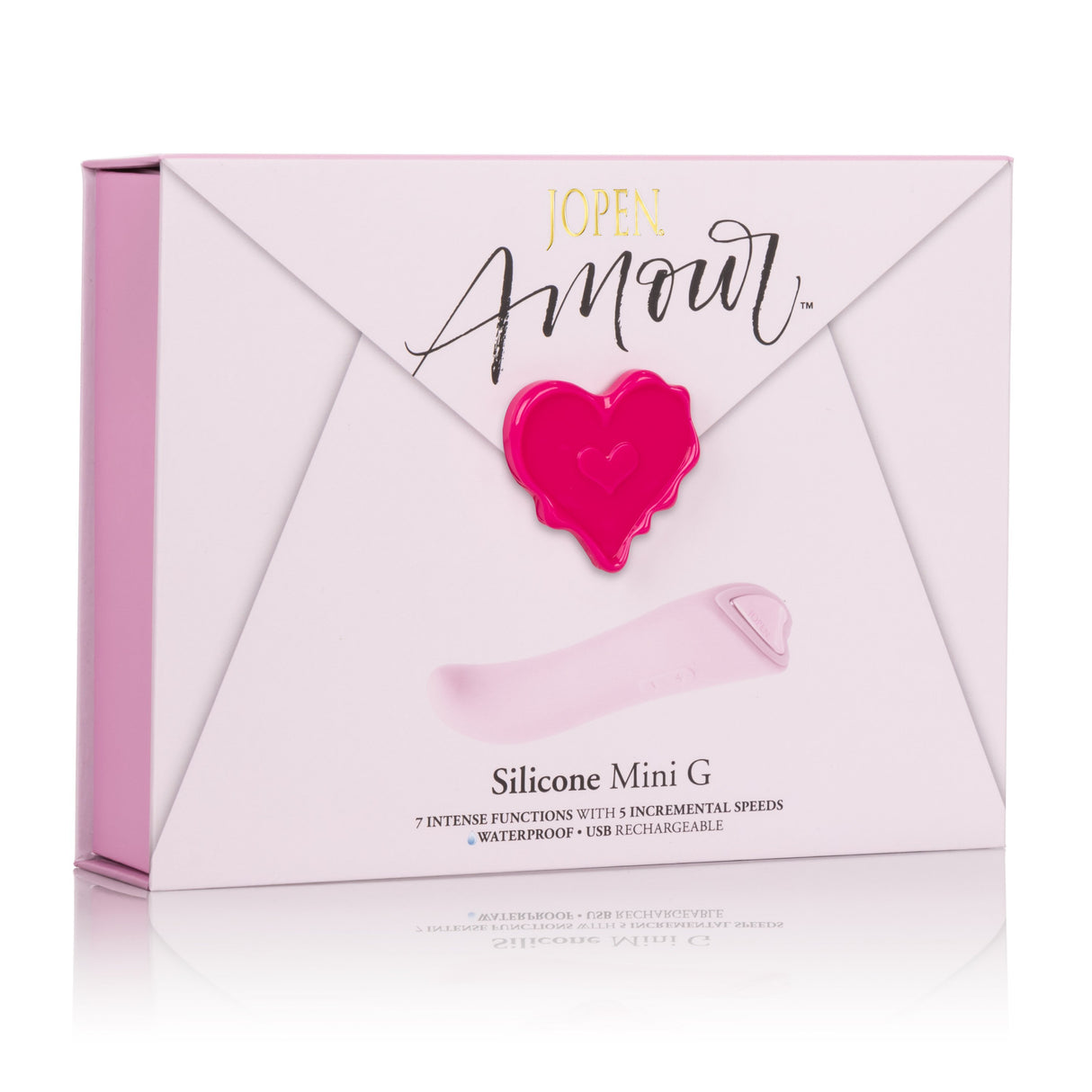Jopen - Amour Silicone Mini G Spot Vibrator (Pink) JP1028 CherryAffairs