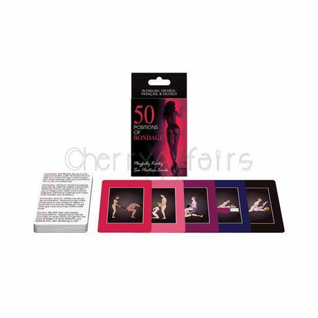 Kheper Games - 50 Positions of Bondage Card Game KG1023 CherryAffairs