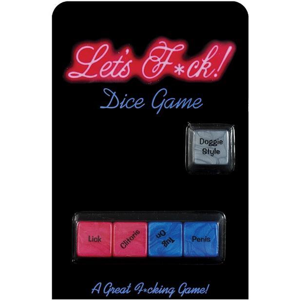 Kheper Games - Let's F*ck Dice Game (Multi Colour) KG1057 CherryAffairs
