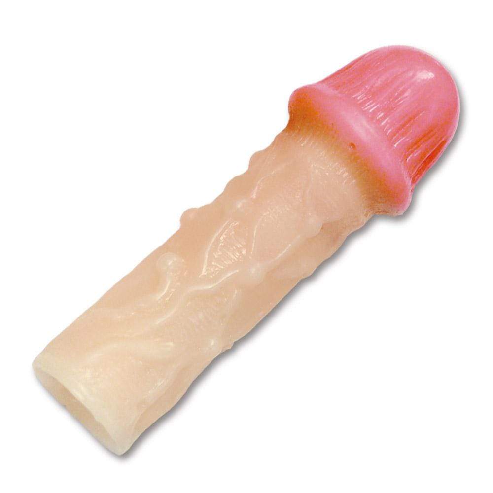 Kiss Me Love - Real Sack Ibo Line Penis Extension (Beige) KML1020 CherryAffairs