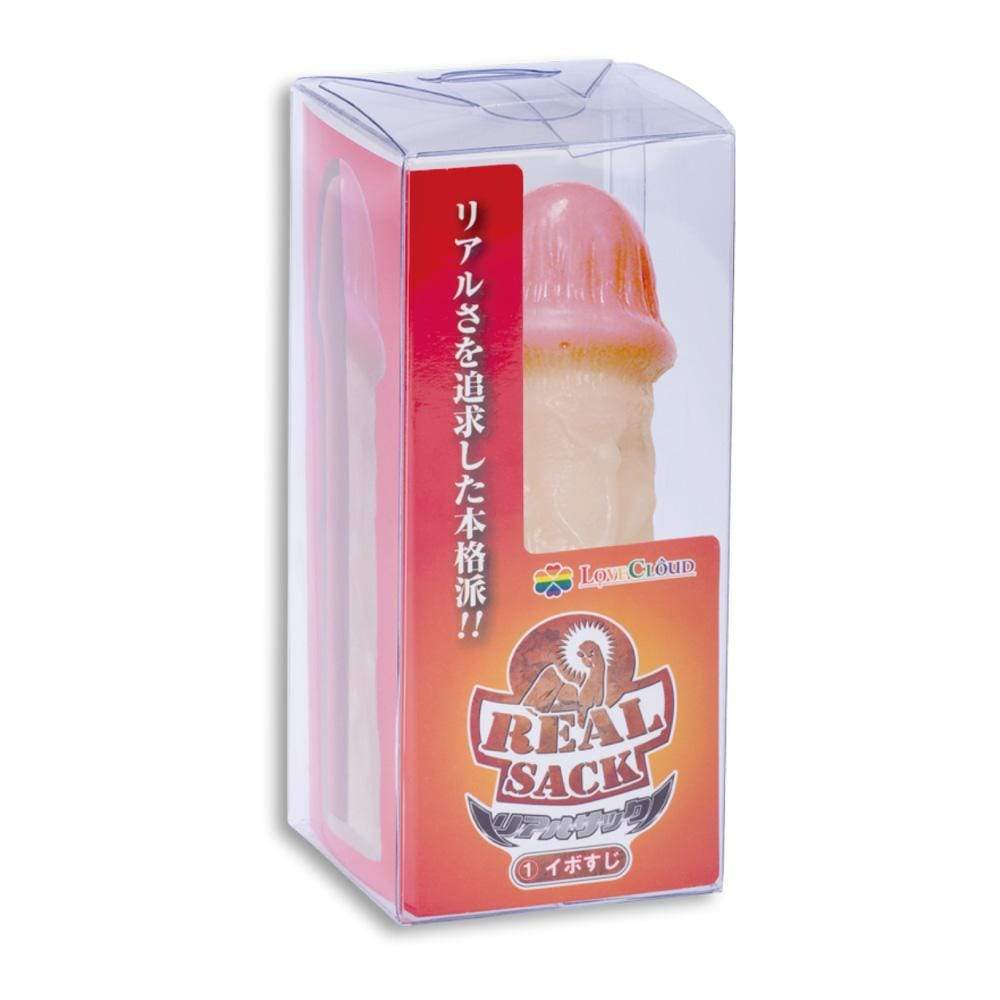 Kiss Me Love - Real Sack Ibo Line Penis Extension (Beige) KML1020 CherryAffairs