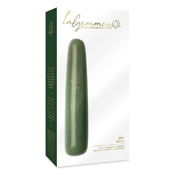 La Gemmes - Wand Jade Gemstone Dildo (Green) LAG1002 CherryAffairs