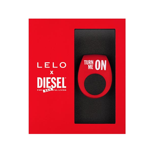 LELO - Diesel Tor 2 Silicone Vibrating Cock Ring (Red)    Silicone Cock Ring (Vibration) Rechargeable