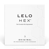 LELO - HEX Latex Condoms Original 3 Pack    Condoms