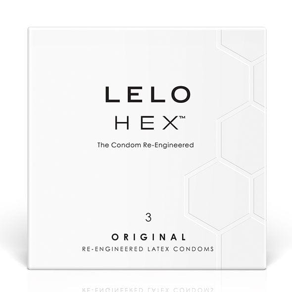 LELO - HEX Latex Condoms Original 3 Pack    Condoms