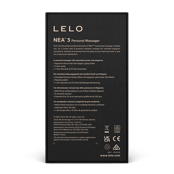 LELO - Nea 3 Vibrating Clit Massager CherryAffairs