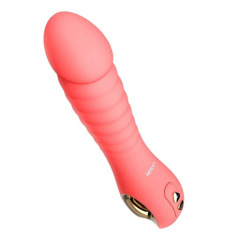 Leten - Fairy Realistic Magnetic Rechargeable Thrusting Vibrator with White Rabbit Massager (Pink) LET1004 CherryAffairs