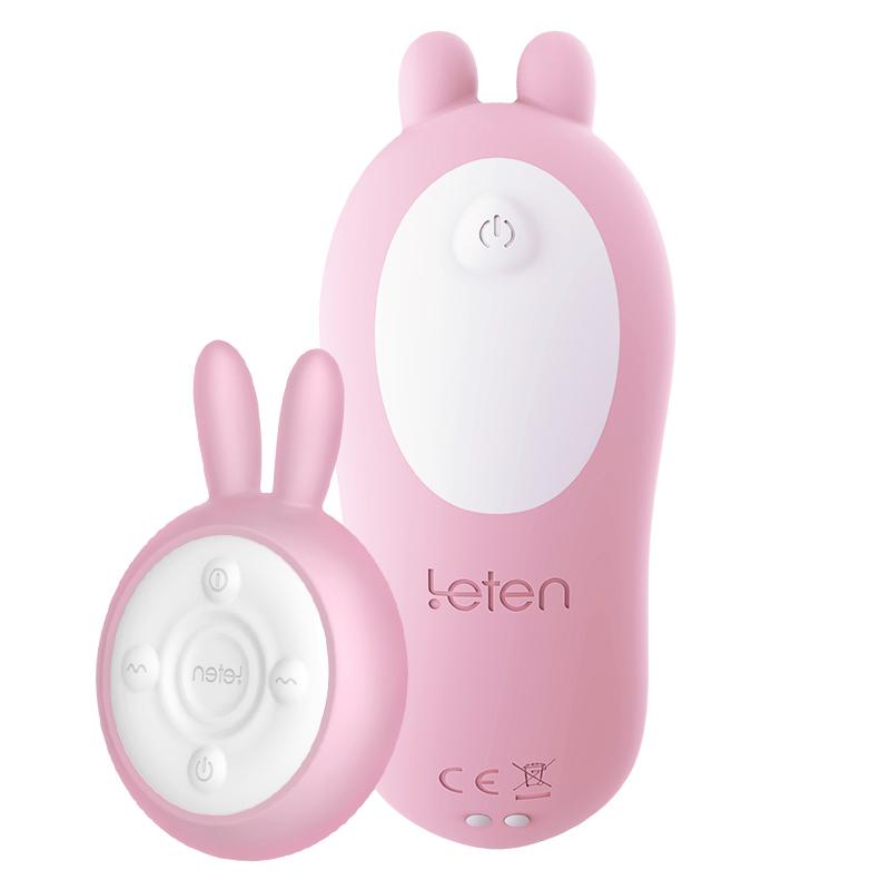 Leten - Q Cute Rabbit Remote Control Wearable Vibrator (Pink)   CherryAffairs.sg