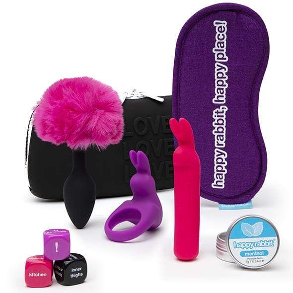Love Honey - Happy Rabbit Couples Pleasure Kit 7 Pieces (Multi Colour) LH1036 CherryAffairs