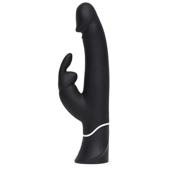 Love Honey - Happy Rabbit Realistic Vibrator (Black) LH1004 CherryAffairs
