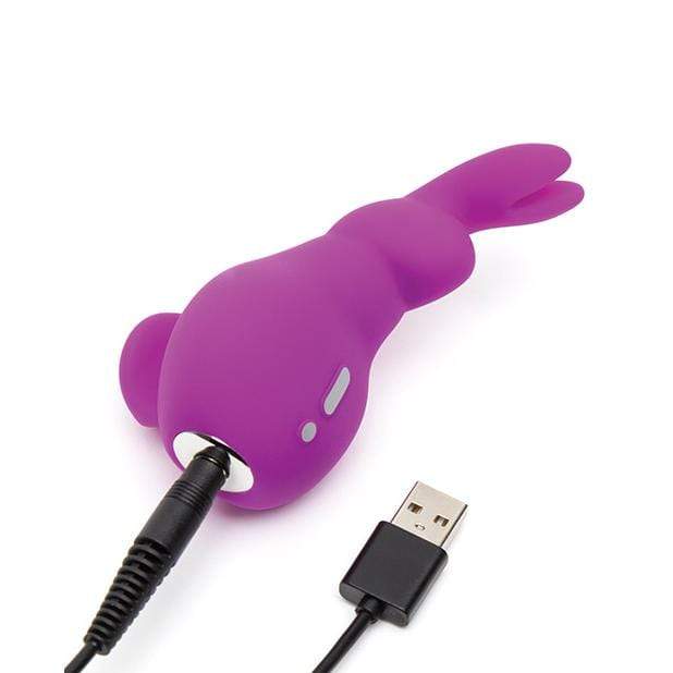 Love Honey - Happy Rabbit Rechargeable Clitoral Vibe (Purple) LH1018 CherryAffairs