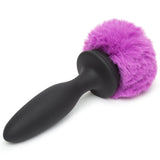 Love Honey - Happy Rabbit Rechargeable Vibrating Butt Plug Small (Purple) LH1033 CherryAffairs