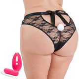 Love Honey - Happy Rabbit Remote Control Panty Vibrator Plus Size (Pink) LH1035 CherryAffairs
