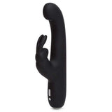 Love Honey - Happy Rabbit Slimline G Spot Rabbit Vibrator (Black) LH1015 CherryAffairs